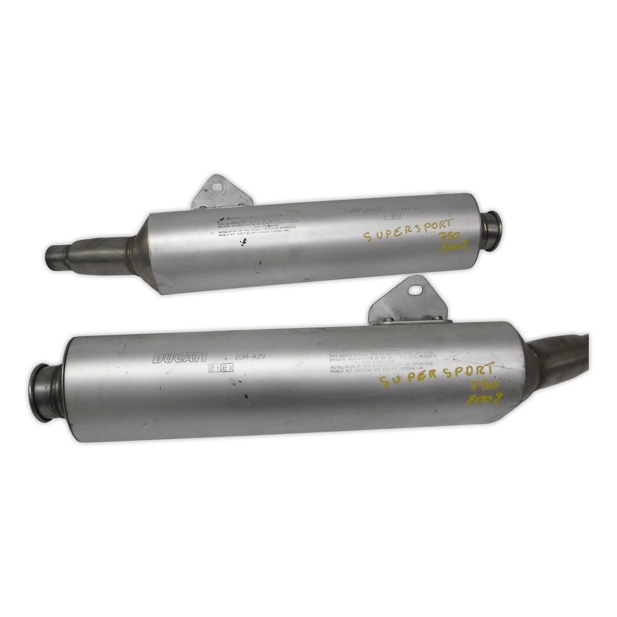Exhaust Silencer Muffler Ducati Supersport Super Sport 750 2002 02