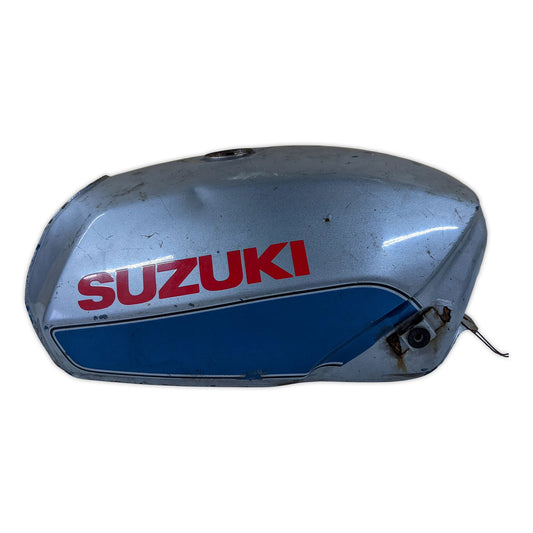 Fuel Tank Gas Tank Suzuki GS750E GS750 E 83-86 Silver Blue 44100-31300