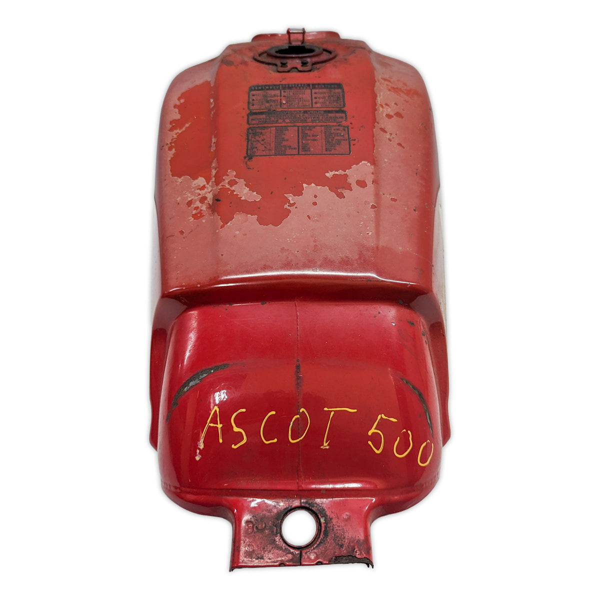 Fuel Tank Gas Tank Honda FT500 Ascot 500 Red