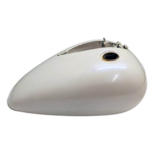 Fuel Gas Tank White Repainted - 5EL-Y2410 - Yamaha XVS1100A V-Star 1100 Classic 00-11